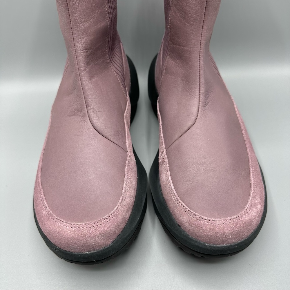The North Face Knit Platform Leather Boots - Picture 3 of 10